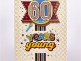 Marvel Wrapping Paper Card Factory Signature Collection Birthday Card 60 Years Young