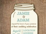 Mason Jar Invite Template Kitchen Dining