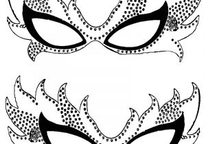 Masquerade Mask Template for Adults Free Printable Mardi Gras Coloring Pages for Kids