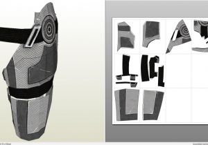 Mass Effect 3 N7 Armor Template Foamcraft Pdo File Template for Mass Effect N7 Full