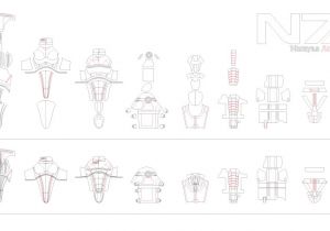 Mass Effect 3 N7 Armor Template N7 Armour Templates Patterns Prop Codex