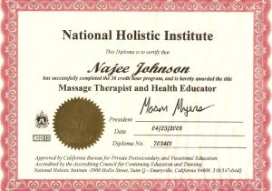 Massage Certificates Templates Free Art and touch Massage Certificate