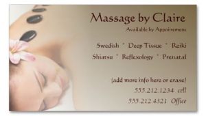 Massage therapy Business Card Templates Free 231 Best Images About Spa Business Cards On Pinterest