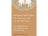 Massage therapy Business Card Templates Free Massage Business Cards