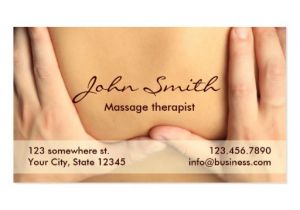 Massage therapy Business Card Templates Free Premium Massage Business Card Templates