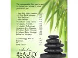 Massage therapy Flyer Template Customizable Promotional Flyers for Massage Salon Zazzle