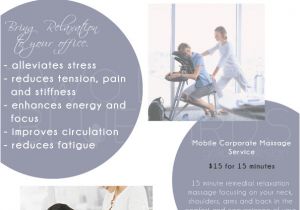 Massage therapy Flyer Template Massage Business Flyer Flyers Poster Corporate