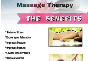 Massage therapy Flyer Template Massage therapy Benefits Template Postermywall