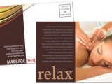 Massage therapy Flyer Template Postcard Template for Massage Chiropractor Physical