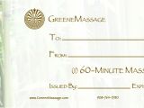 Massage therapy Gift Certificate Template Free Printable Gift Certificate Templates for Massage