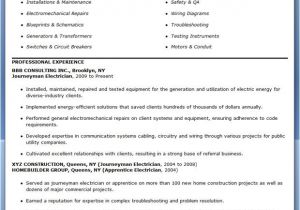 Master Electrician Resume Template Journeyman Electrician Resume Samples Creative Resume