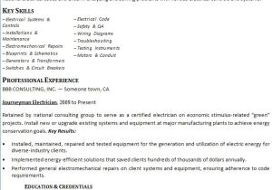 Master Electrician Resume Template Journeyman Electrician Resume Template Graphics and