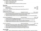 Masters Student Resume Career Services Sample Resumes for Graduate Students and