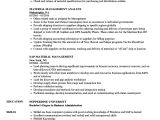 Material Management Resume Sample Material Management Resume Samples Velvet Jobs