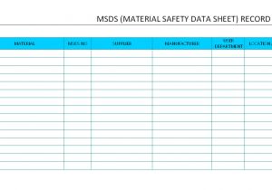 Material Safety Data Sheet Template Free Free Printable Msds Sheets Health Symptoms and Cure Com