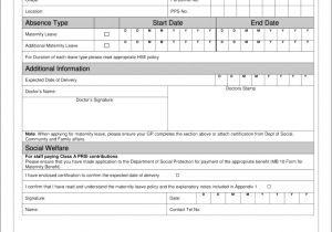 Maternity Leave Contract Template 9 Maternity Leave Contract Template Roryr Templatesz234
