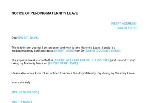 Maternity Leave Email Template Maternity Leave Request Letter Scrumps