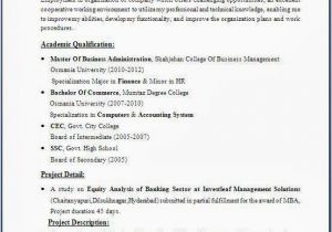 Mba Hr Professional Resume Resume Templates