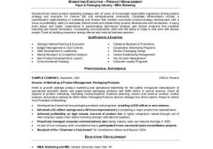 Mba Marketing Experience Resume Sample Mba Student Resume Sample Best Resume Collection