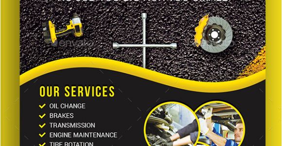 Mechanic Flyer Templates Free 20 Car Repair Flyer Templates Free Premium Download