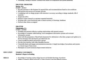 Mechanical Draftsman Resume format Word 10 Mechanical Drafter Resume Resume Samples