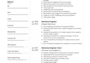 Mechanical Engineer Visual Resume Mechanical Engineer Cv Examples Templates Visualcv