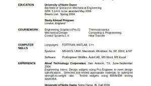 Mechanical Engineering Fresher Resume format Free Download 10 Mechanical Engineering Resume Templates Pdf Doc