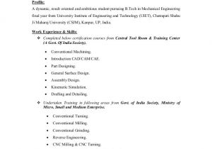 Mechanical Engineering Resume Objective Mechanical Engineer Cv