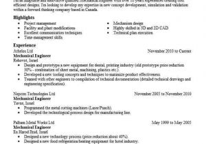 Mechanical Engineering Resume Objective Mechanical Engineer Objectives Resume Objective Livecareer