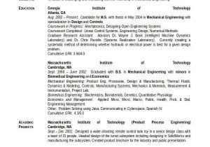 Mechanical Engineering Student Resume Engineering Resume Template 32 Free Word Documents