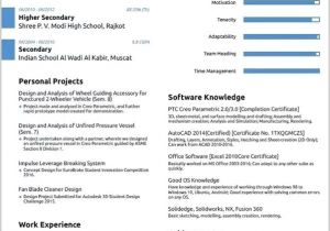 Mechanical Engineering Student Resume What is the Best Resume format for A Mechanical