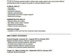 Medical assistant Resume Templates Free 5 Medical assistant Resume Templates Doc Pdf Free