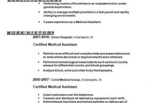 Medical assistant Resume Templates Free Sample Free Resume Templates 13 Free Documents In Word