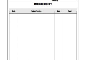 Medical Receipt Template In Printable format 17 Medical Receipt Templates Pdf Doc Free Premium