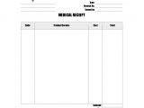 Medical Receipt Template In Printable format 18 Doctor Receipt Templates Excel Word Apple Pages