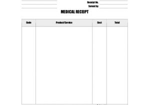 Medical Receipt Template In Printable format 18 Doctor Receipt Templates Excel Word Apple Pages