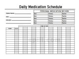 Medicine Calendar Template Medication Schedule Template 14 Free Word Excel Pdf