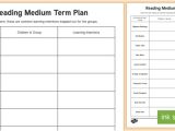 Medium Term Plan Template Colour Wheel Reading Medium Term Planning Template New