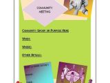 Meeting Flyer Template Free 5 Microsoft Publisher Flyer Templates for Community Meetings