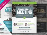 Meeting Flyer Template Free town Hall Meeting Flyer Bundle Flyer Templates