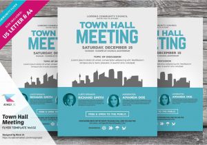 Meeting Flyer Template Free town Hall Meeting Flyer Vol 02 Flyer Templates