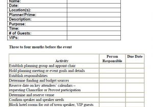 Meeting Planner Checklist Template 13 Sample event Planning Checklist Templates Sample