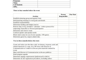 Meeting Planner Checklist Template event Planning Template 11 Free Word Pdf Documents