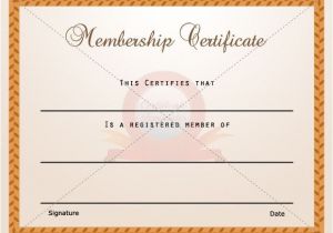 Membership Certificates Templates 15 Best Membership Certificate Template Images On
