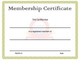 Membership Certificates Templates 82 Free Printable Certificate Template Examples In Pdf