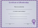 Membership Certificates Templates Membership Certificate Template 23 Free Word Pdf