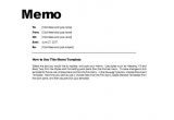 Memo Templat Business Memo Templates 40 Memo format Samples In Word