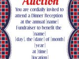 Memorial Benefit Flyer Template Copy Of Silent Auction Dinner Reception Fundraiser