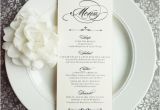 Menu Templates for Weddings 31 Wedding Menu Templates Sample Templates