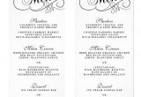 Menu Templates for Weddings 36 Wedding Menu Templates Free Sample Example format